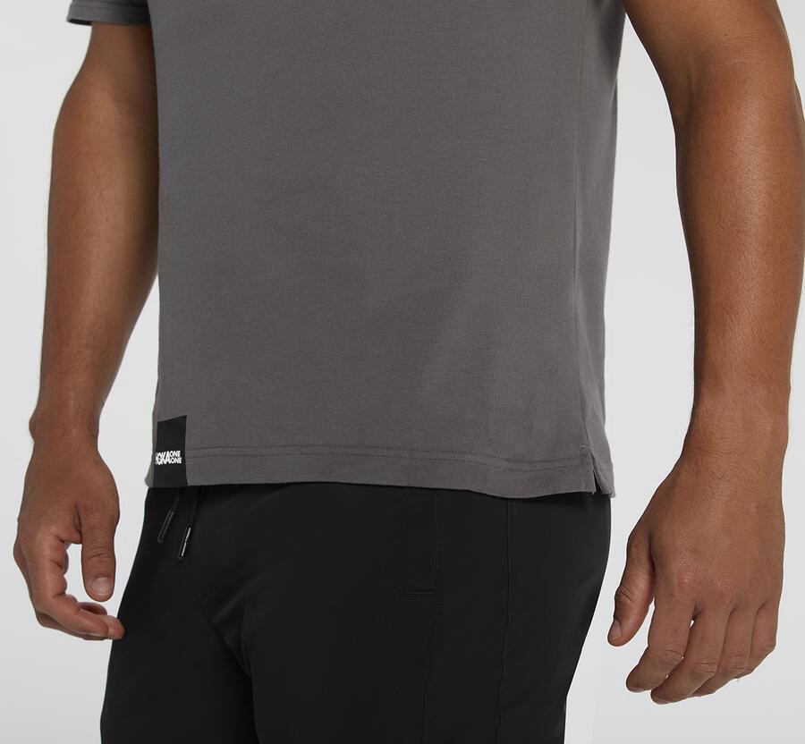 Hoka One One Tee Mens Grey - Brand - 17982LCNZ